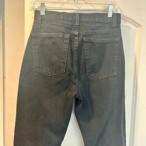 ~American Apparel~ High Waisted Black Jeans - Size 27